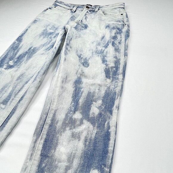 BDG Urban Outfitters Slim Straight Acid Wash High Rise Jean - Picture 5 of 8